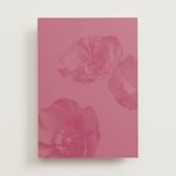 "Pink Maximalist Poppies" - Slip-In Envelope Liners in Flamingo by Morgan Kendall - Full Liner