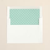 "More joy" - Slip-In Envelope Liners in Robin's Egg by Kaydi Bishop - Liner in envelope