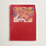 "Funky Oil Pastel" - Slip-In Envelope Liners in Mulberry by Alisa Galitsyna - Liner in envelope