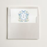 "Atlanta Crest (add-on)" - Slip-In Envelope Liners in Bluebell by Elly - Liner in envelope