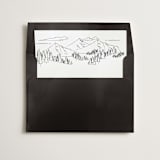 "Peaks" - Slip-In Envelope Liners in Snow by Sarah Brown - Liner in envelope