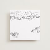 "Peaks" - Slip-In Envelope Liners in Snow by Sarah Brown - Full Liner