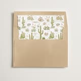 "Westward" - Slip-In Envelope Liners in Sandstone by Paper Sun Studio - Liner in envelope