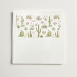 "Westward" - Slip-In Envelope Liners in Sandstone by Paper Sun Studio - Liner in white envelope