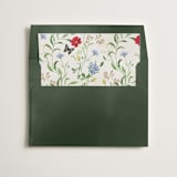 "Wild meadow" - Slip-In Envelope Liners in Elder Flower by Sarah Knight - Liner in envelope