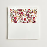 "Garland Monogram" - Slip-In Envelope Liners in Harvest by Angela Marzuki - Liner in white envelope