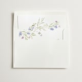 "Sweeping Meadow" - Slip-In Envelope Liners in Wisteria by Everett Paper Goods - Liner in white envelope