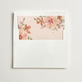"Jardin" - Slip-In Envelope Liners in Copper by Everett Paper Goods - Liner in white envelope