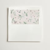 "Pressed Fern" - Slip-In Envelope Liners in Taupe by Everett Paper Goods - Liner in envelope
