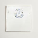 "Sweethearts" - Slip-In Envelope Liners in Periwinkle by Design Lotus - Liner in white envelope