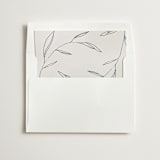 "Waldorf" - Slip-In Envelope Liners in Taupe by Kelly Schmidt - Liner in white envelope