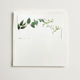 "Greenery" - Slip-In Envelope Liners in Fern by Susan Moyal - Liner in white envelope