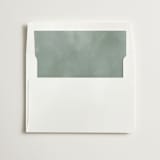 "Gilded Woodland" - Slip-In Envelope Liners in Fern by Kristie Kern - Liner in white envelope