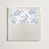 "Dreamy Toile" - Slip-In Envelope Liners in Blueberry by Teju Reval - Liner in envelope