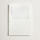 "Overlapping" - Slip-In Envelope Liners in Cotton by Amy Kross - Liner in white envelope