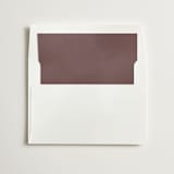 "Red/Pink Liner" - Slip-In Envelope Liners in Burnt Rose by Minted - Liner in envelope