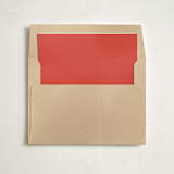 "Red Liner" - Slip-In Envelope Liners in Stocking by Minted - Liner in envelope