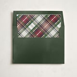 "Christmas tartan" - Slip-In Envelope Liners in Festive by Rebecca Durflinger - Liner in envelope