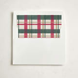 "Deconstructed Plaid" - Slip-In Envelope Liners in Holly by Kacey Kendrick Wagner - Liner in white envelope