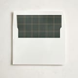 "Christmas Classic" - Slip-In Envelope Liners in Deep Moss by Design Lotus - Liner in white envelope