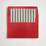 "Modern striped frame" - Slip-In Envelope Liners in Candy Cane by Jackie Crawford - Liner in envelope