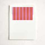"Cabana" - Slip-In Envelope Liners in Strawberry by Morgan Kendall - Liner in envelope