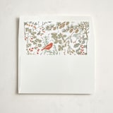 "Winter Greens" - Slip-In Envelope Liners in Spruce by Tara Grangroth - Liner in white envelope
