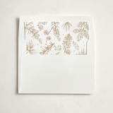"Allegro" - Slip-In Envelope Liners in Cream by Benita Crandall - Liner in white envelope