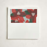 "paper blooms" - Slip-In Envelope Liners in Crimson by Carrie Moradi - Liner in envelope