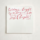 "Exaggerated Merry and Bright" - Slip-In Envelope Liners in Holly by Ampersand Design Studio - Liner in white envelope
