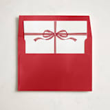 "Greenery Swag" - Slip-In Envelope Liners in Santa by Everett Paper Goods - Liner in envelope