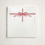 "Greenery Swag" - Slip-In Envelope Liners in Santa by Everett Paper Goods - Liner in white envelope