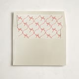 "Farmhouse Tree" - Slip-In Envelope Liners in Tangerine by Tamara Hilje - Liner in envelope