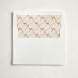 "Farmhouse Tree" - Slip-In Envelope Liners in Tangerine by Tamara Hilje - Liner in white envelope