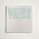 "Snowflake Flurry" - Slip-In Envelope Liners in Snow by Rebecca Durflinger - Liner in envelope