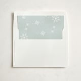 "Snowflake Flurry" - Slip-In Envelope Liners in Snow by Rebecca Durflinger - Liner in white envelope