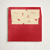 "Vintage Illustration" - Slip-In Envelope Liners in Eggnog by Roseanne Kenny - Liner in envelope