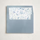 "12 Days of Christmas Toile" - Slip-In Envelope Liners in Ice by Teju Reval - Liner in envelope