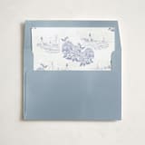 "Coastal Toile" - Slip-In Envelope Liners in Periwinkle by Jenna Holcomb - Liner in envelope