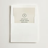 "Upload Your Own Design" - Slip-In Envelope Liners in A by Minted - Liner in envelope