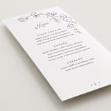"Note" - Letterpress Menus in Gravel by Baumbirdy - Detail