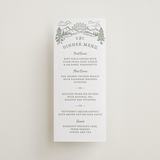 "On The Horizon" - Letterpress Menus in Mint by Paper Sun Studio - Front