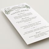 "On The Horizon" - Letterpress Menus in Mint by Paper Sun Studio - Detail