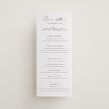 "Mountainview" - Letterpress Menus in Graphite by Sarah Brown - Front