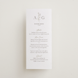 "kouignette" - Letterpress Menus in Coffee by chocomocacino - Front