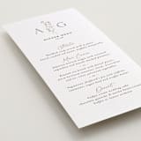 "kouignette" - Letterpress Menus in Coffee by chocomocacino - Detail