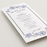 "Anemones" - Letterpress Menus in Vista | Artichoke by letterfix - Detail