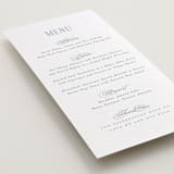 "Hamptons" - Letterpress Menus in Robin's Egg by Hudson meet Rose - Detail
