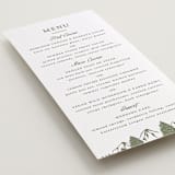 "Summit Meadows" - Letterpress Menus in Artichoke by Ana Claudia Sharpe - Detail