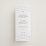 "cerchi" - Letterpress Menus in Slate by Vera Lim - Front